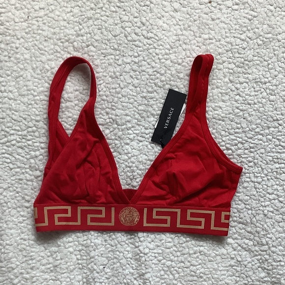 Versace Tops - NWT Authentic Versace Bralette size 4 (large)